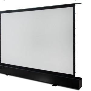 Electric Floor Rising Foldable Projector Screen Stand HDTV Available
