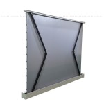 100 Inches ALR Electric Fold Out Projector Screen Floor Rising Stand